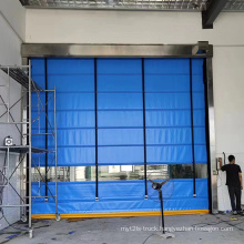 High-Wind Resistant High-Speed PVC Stacking Door